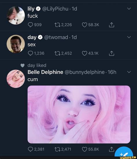 belle delphine cums